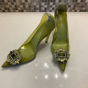 Good American Cinder f***ing Rella pumps